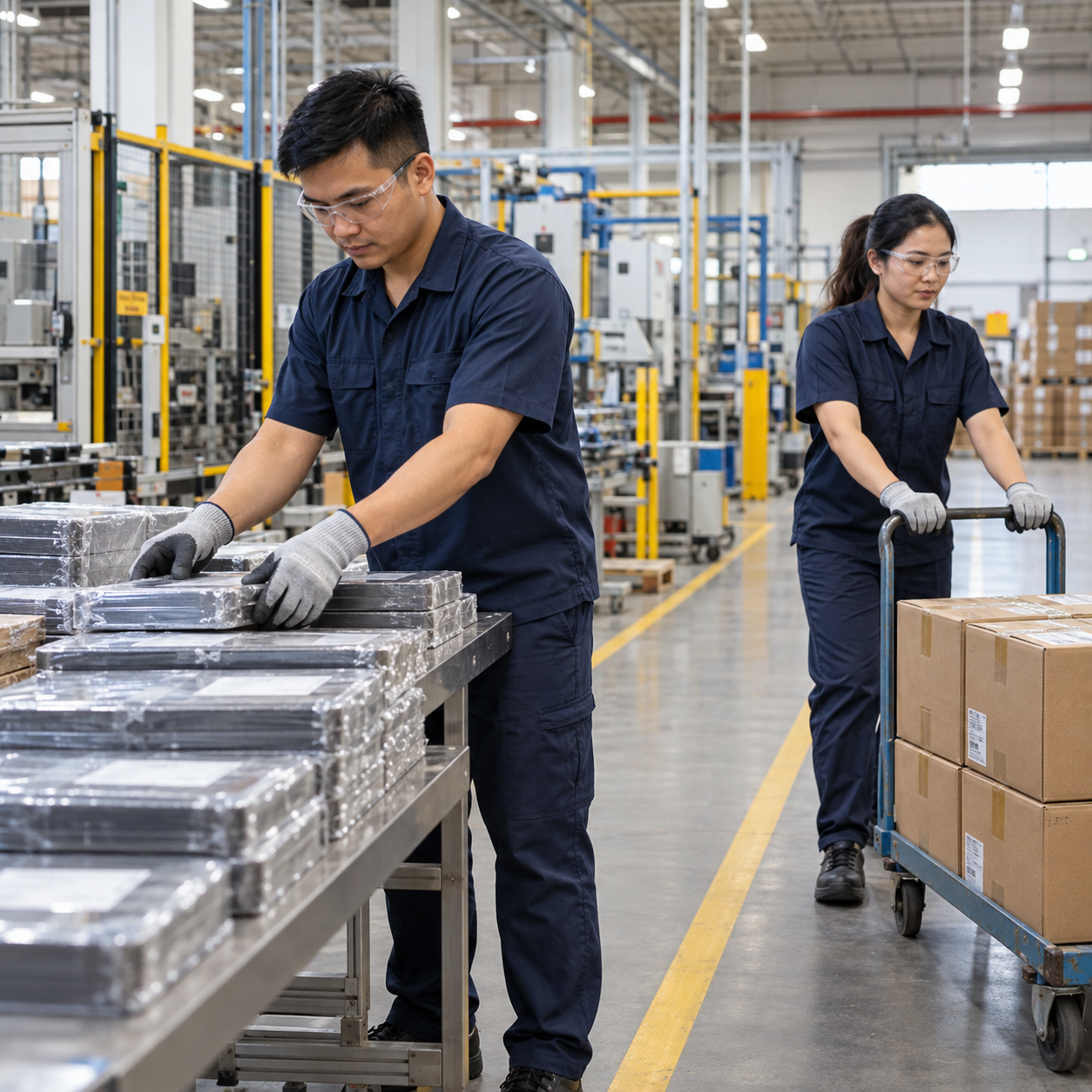 Vietnamese Factory Worker